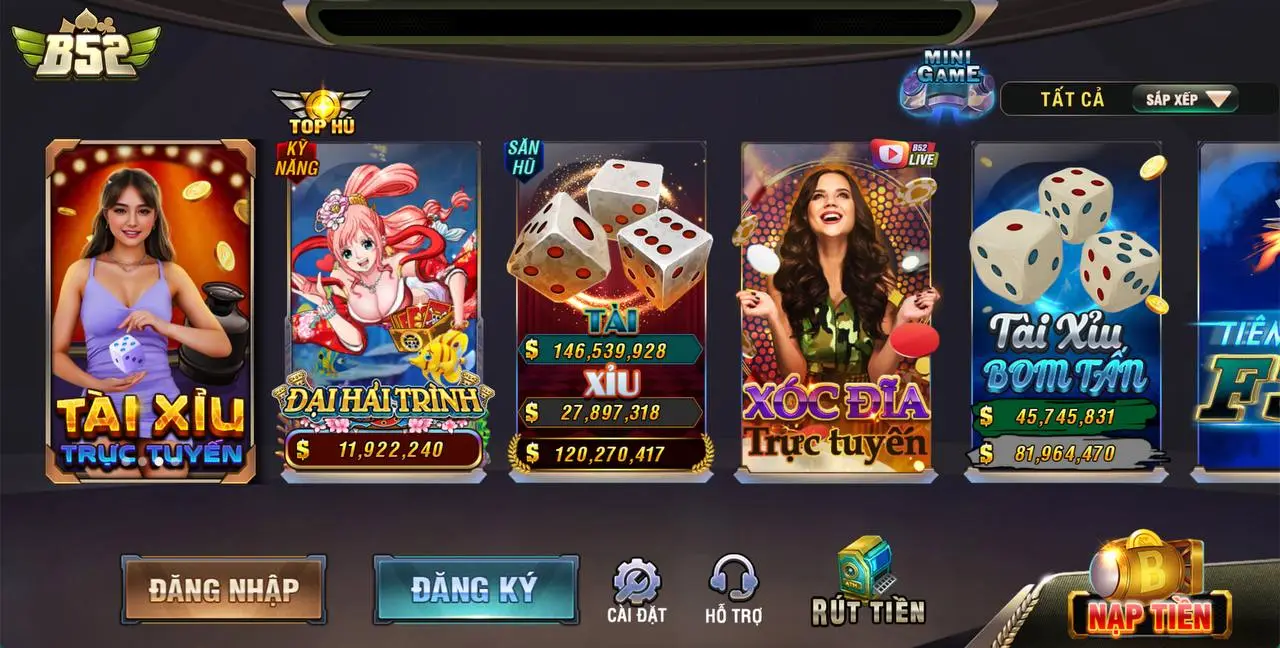 Giới thiệu tổng quát về cổng game B52 Club
