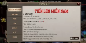 Luật chơi Tiến Lên Miền Nam B52 Club cơ bản