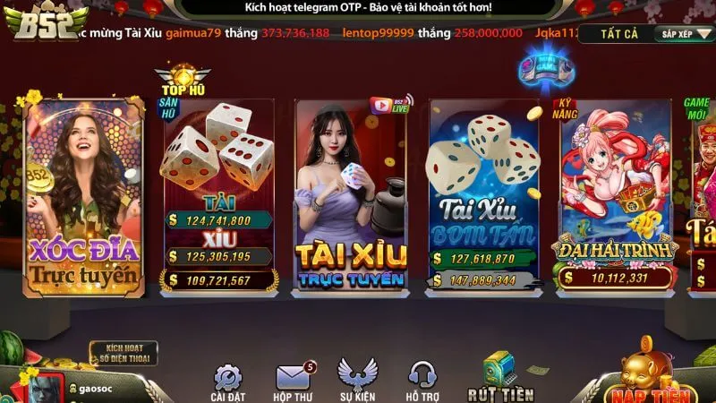 Sứ mệnh của cổng game B52 Club