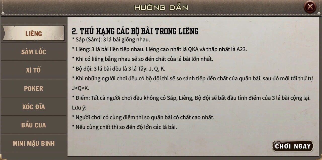 Kinh nghiệm chơi bài Liêng B52 Club thắng lớn
